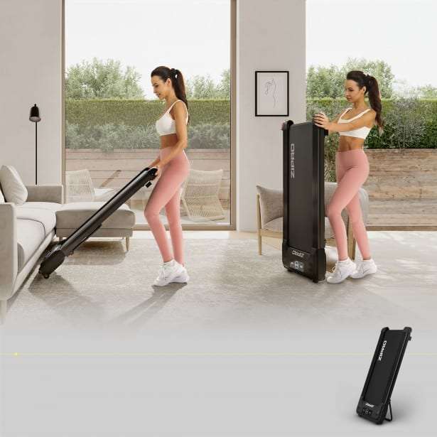 Zipro Yougo walking pad pod biurkiem – praca zdalna i chodzenie