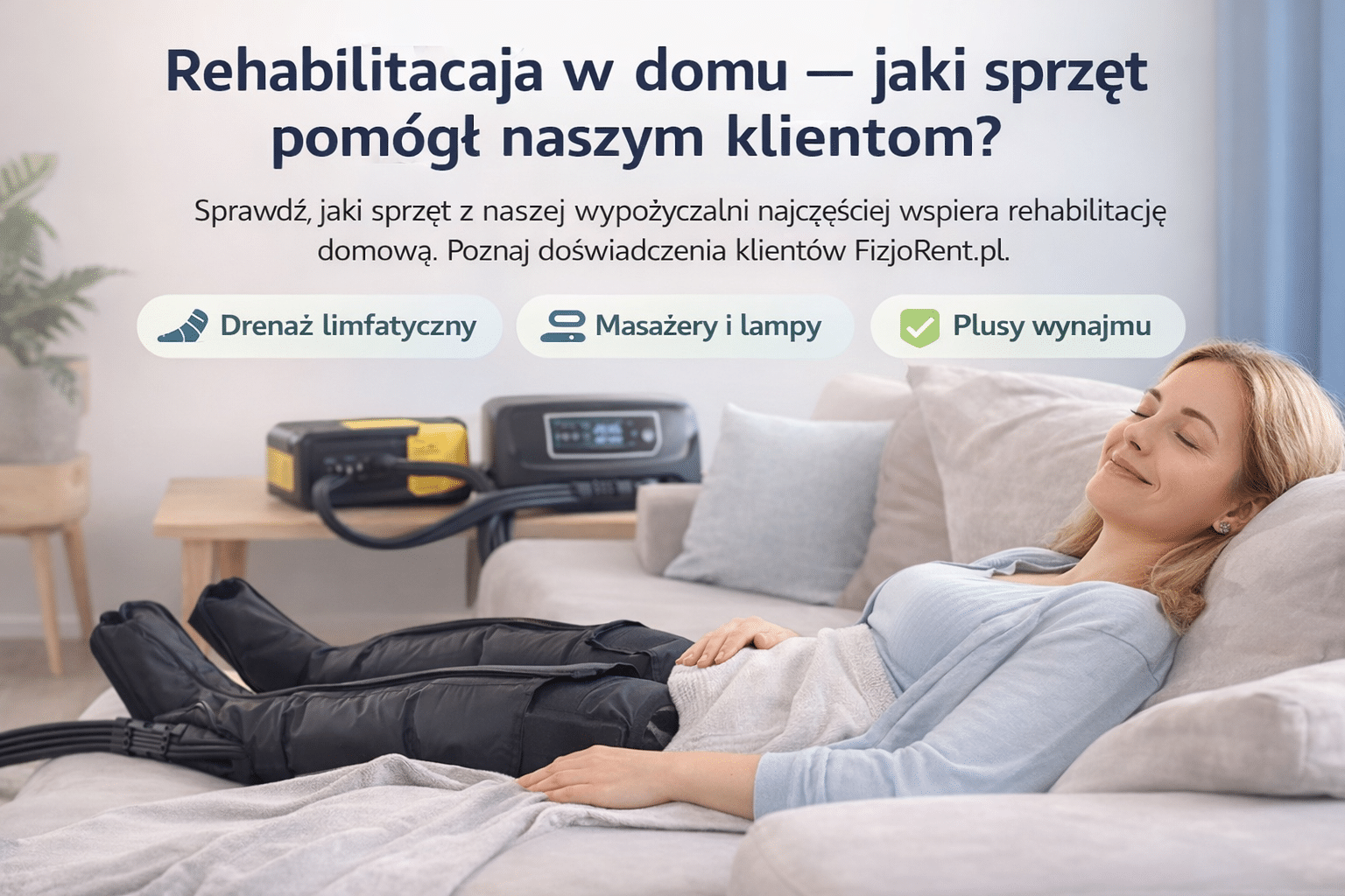 Rehabilitacja w domu: jaki sprzęt pomaga? (wynajem FizjoRent)